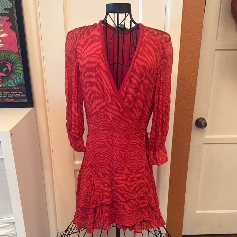 All Saints Keva Remix Dress-Sz M
